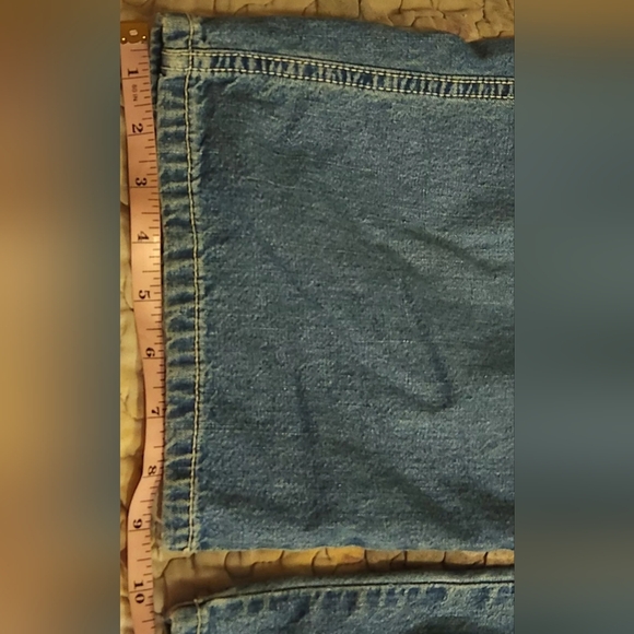 Vintage American Eagle Denim Bib Overalls Womens Size Medium Mens Small - Picture 14 of 14